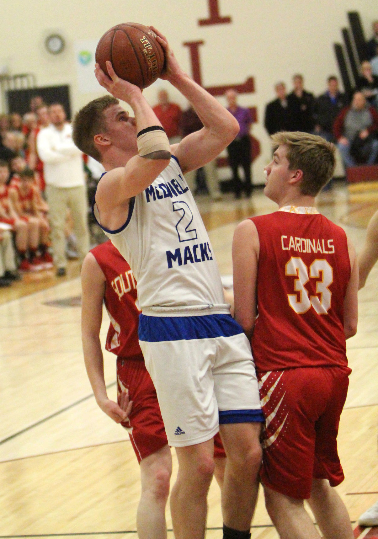 McDonell boys basketball vs South Shore at Spooner 3-10-18